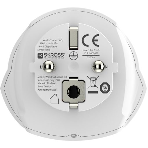 Reseadapter Världen till Europa Jordad - Image 6