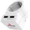 Reseadapter Europa till USA m.fl.2xUSB-A 12W Jordad