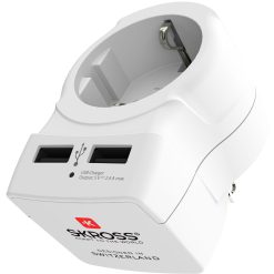 Reseadapter Europa till USA m.fl.2xUSB-A 12W Jordad