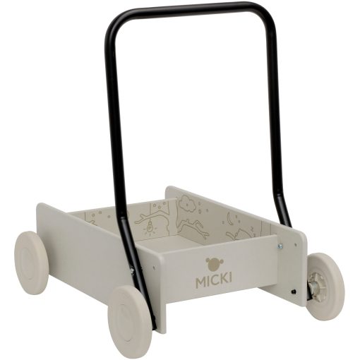 Micki Lära Gå Vagn, Beige - Image 3