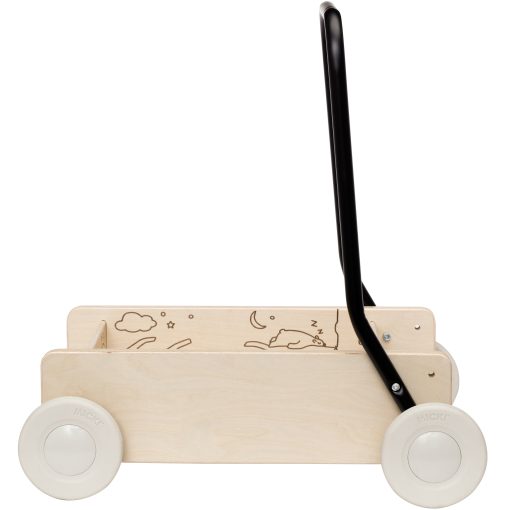 Lära gå vagn trä premium - Image 4