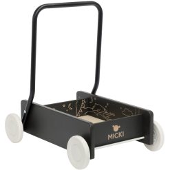 Lära gå vagn svart premium