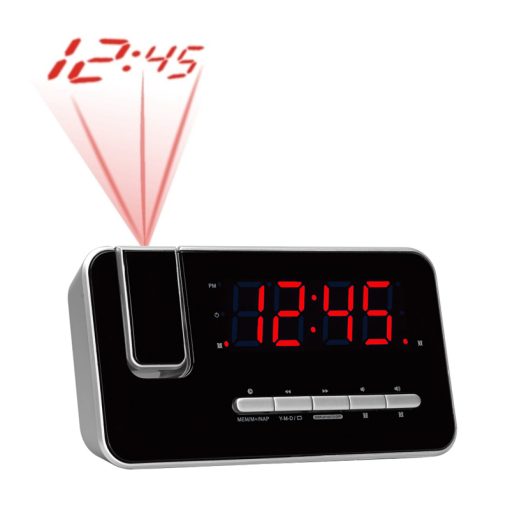 Klockradio Projektion Dubbla alarm CRP-618