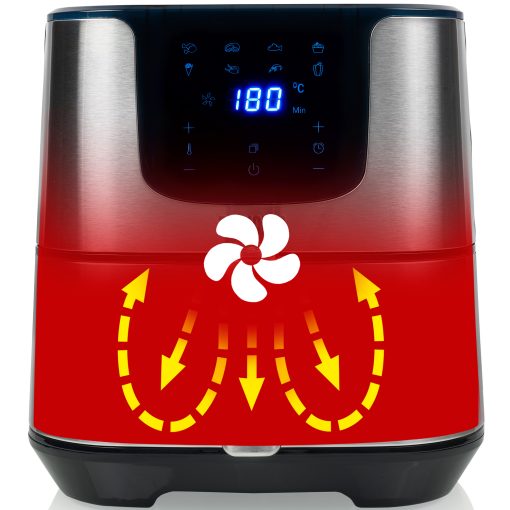 Aerofryer Digital Deluxe 5,5L 1700W Rostfri - Image 19