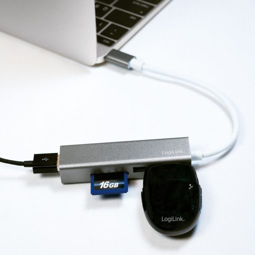 USB-C Hub 3port+minneskortsläsare - Image 7