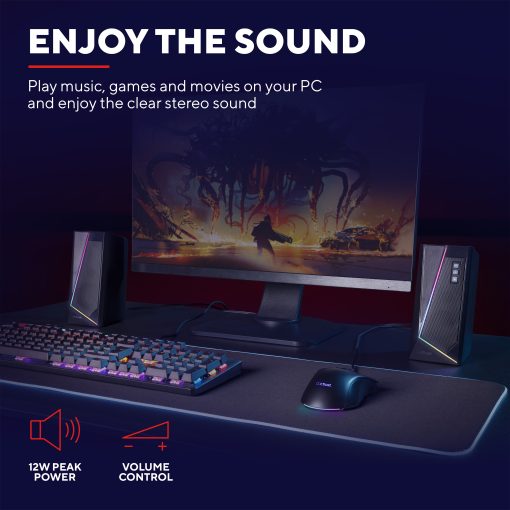 GXT 609 Zoxa RGB Gaming speakers 12W - Image 14