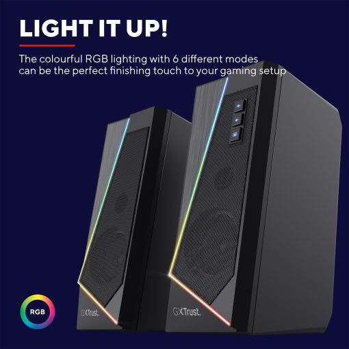 GXT 609 Zoxa RGB Gaming speakers 12W - Image 12