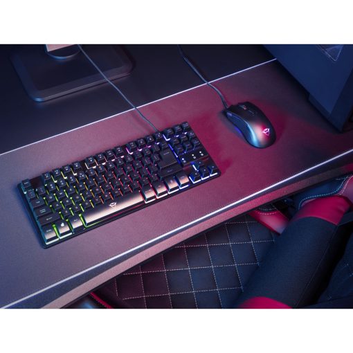 GXT 833 Thado Gamingtangentbord TKL RGB Nordisk layout Svart - Image 8