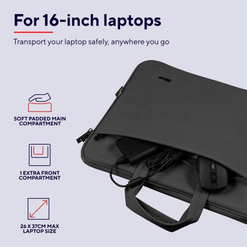 Bologna Laptopväska 16" Eco-friendly Svart - Image 6