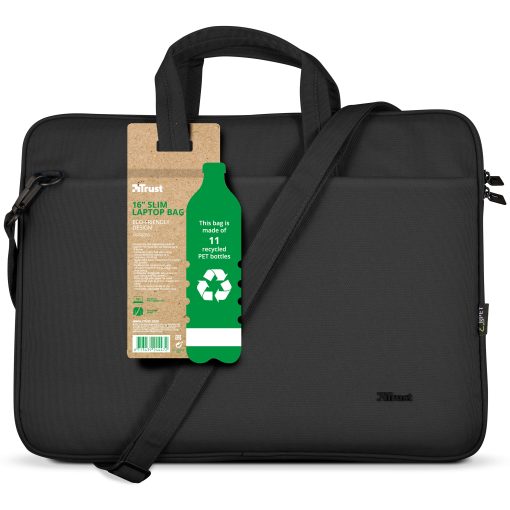 Bologna Laptopväska 16" Eco-friendly Svart - Image 3