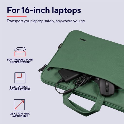 Bologna Laptopväska 16" Eco-friendly Grön - Image 20