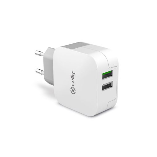 USB-laddare 2xUSB 3,4A (17W)