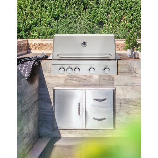 Gasolgrill för inbyggnad 4-brännare Pearl4 - Image 6