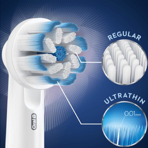 Borsthuvud Sensitive Clean & Care 4st - Image 12