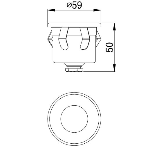 Terra infälld armatur Aluminium - Image 16