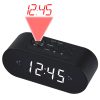 Klockradio 180° Projektion Dubbla alarm CRP-717B