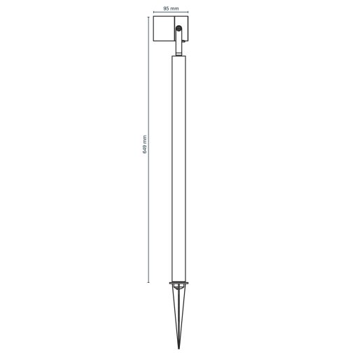 Luna med 65 cm pollare Svart - Image 23