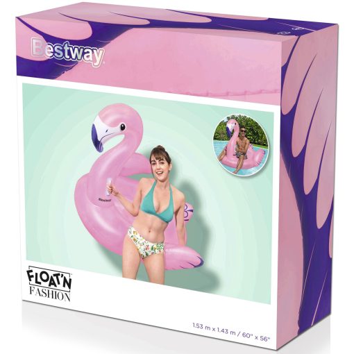 Badmadrass 1.53m x 1.43m Luxury Flamingo - Image 5