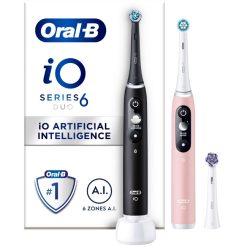 Eltandborste iO6 Series M6 Black/Light Rose