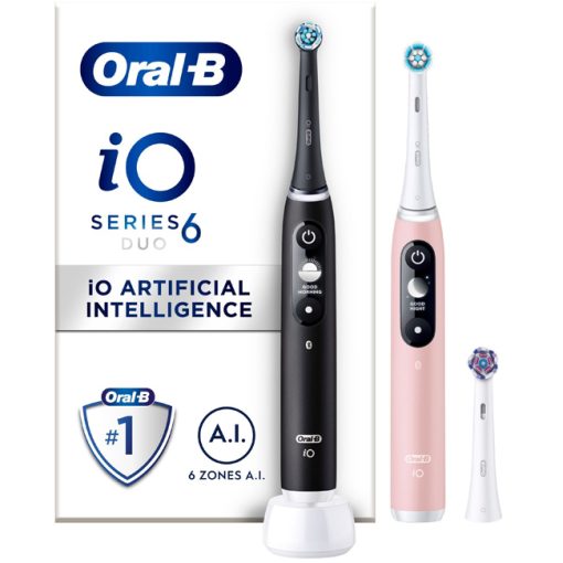 Eltandborste iO6 Series M6 Black/Light Rose