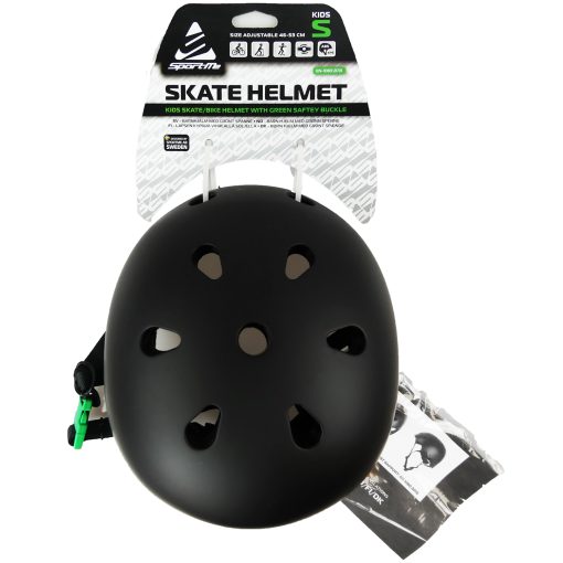 Skatehjälm S 46-53cm Grönt Spänne Svart - Image 5