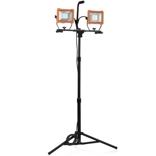 LED-arbetslampa tripod 2 x 30W