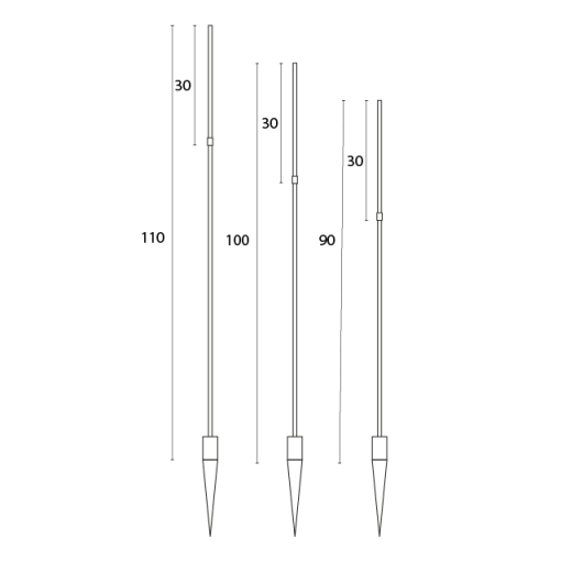 Stix Tre smala designljusstrån - Image 6