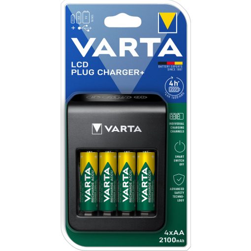 LCD Plug Carger+ AA/AAA/9V + USB inkl 4xAA - Image 4