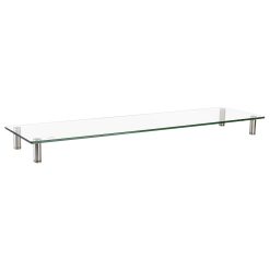 Monitorställ i glas/metall 1 m