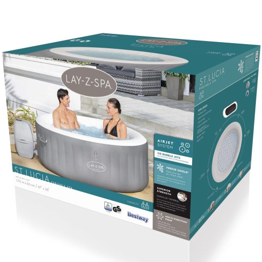 Lay-Z-Spa® St.Lucia AirJet 1.70m x 66cm - Image 3