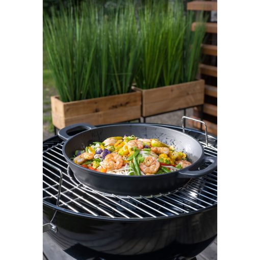 Wokpanna i gjutjärn Multigrill 30 cm - Image 10