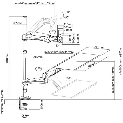 Arbetsstation Sit-Stand 13-27" - Image 7