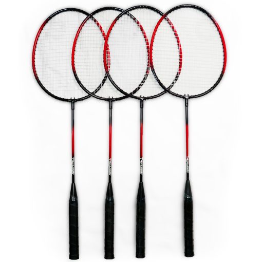 Badmintonset 4 Spelare med Nät