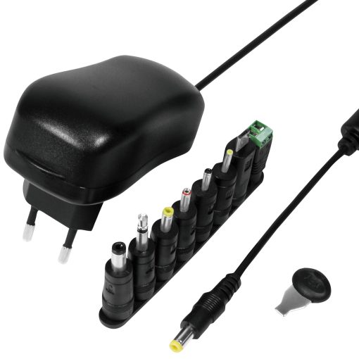 Nätadapter 230V-> 3-12V 1A 12W