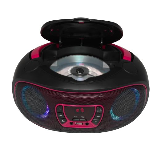 Boombox FM-Radio CD USB Bluetooth TCL-212BTP Svart/Rosa - Image 5