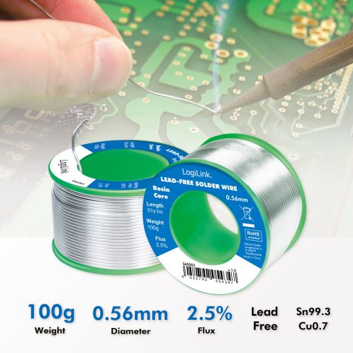 Lödtenn blyfritt 0,56mm 100g - Image 5