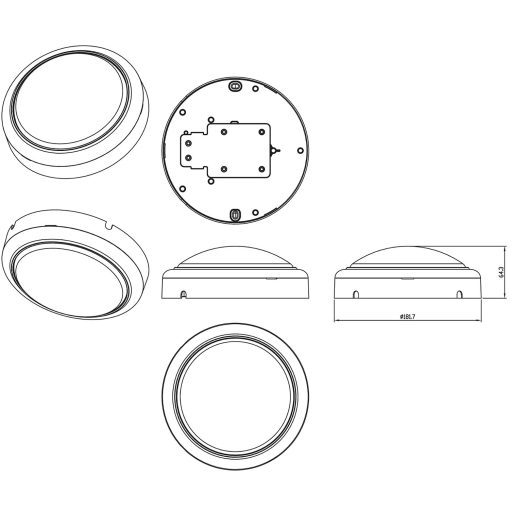 ProjectLine Vägglampa 15W 1400lm IP54 - Image 3