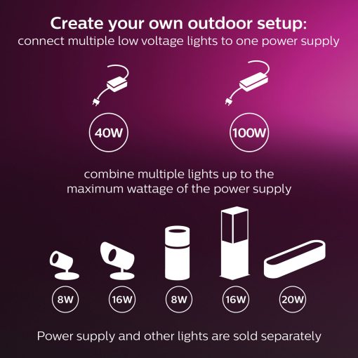 Amarant Garden floodlight Wh/Color 12V - Image 7