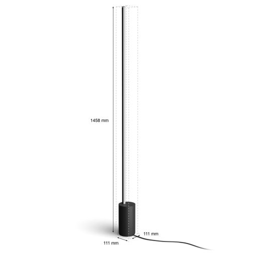Gradient Signe Golvlampa White and Color Ambiance  Svart - Image 21