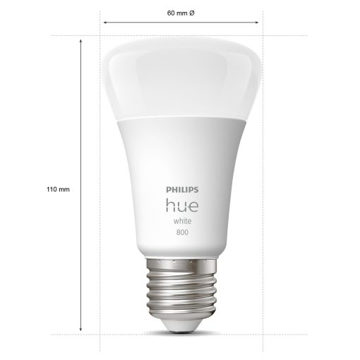 White A60 E27 800 lm 2-pack - Image 9