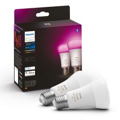 White Color Ambiance E27 800lm 2-pack