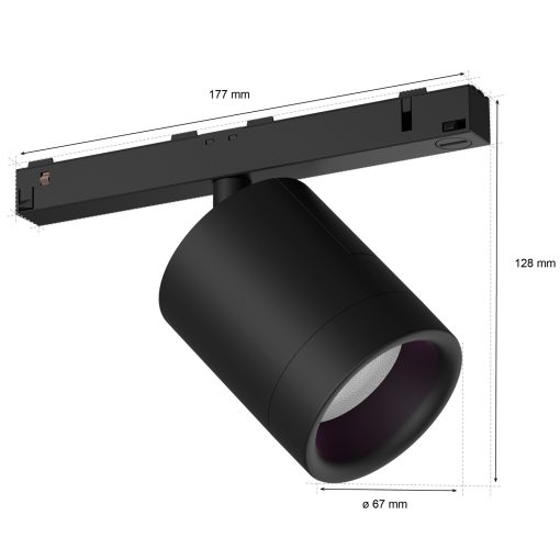 Perifo cylinderspotlight Svart - Image 14