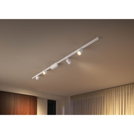 Perifo Rak bassats 4 spotlights Vit - Image 9