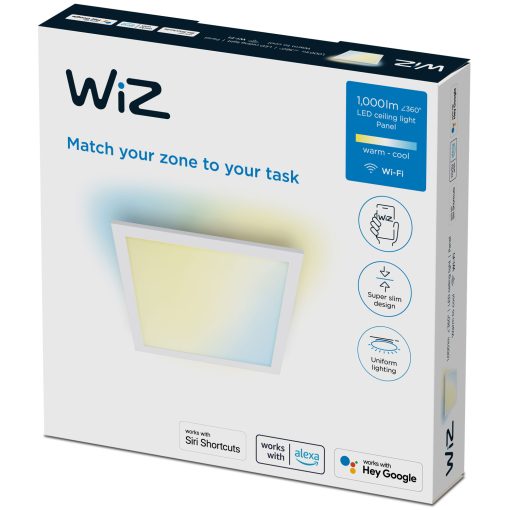 WiFi Panel Square 12W 1000ml Varm-kallvit Vit - Image 4