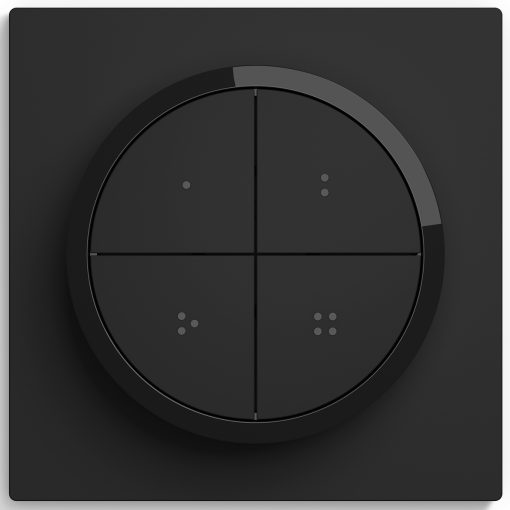 Tap Dial Switch Fjärrkontroll/Vriddimmer Svart - Image 15