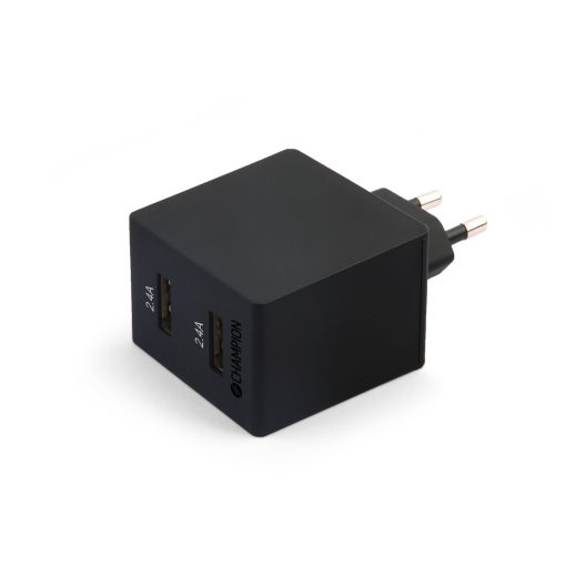 Laddare 24W 2-Port Svart - Image 6