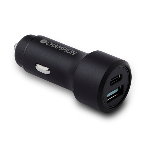 Billaddare 43W 2-port QC/PD Svart