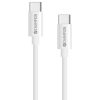 USB-C Kabel 60W 2m Vit