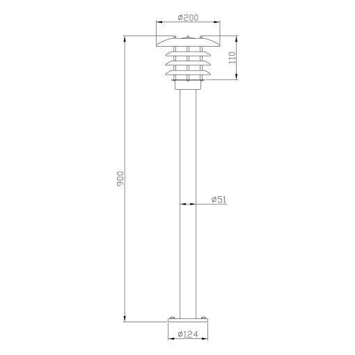 Saturnus Pollare 90cm Svart - Image 18