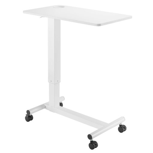 Höj-/sänkbart säng-/soffbord med gasfjäder Vit - Image 11